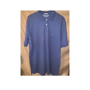 Blue Nautica polo shirt size large